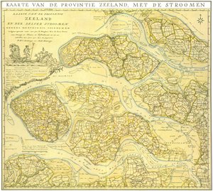 Carte de Zélande, partie nord